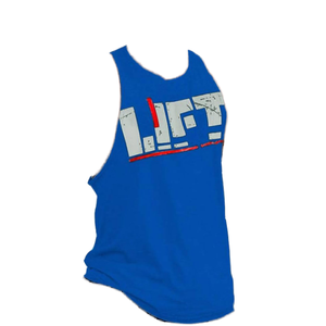 Débardeur de sport personnalisé en coton respirant et écologique pour la course et l'entraînement en extérieur, avec emmanchures ouvertes et coupe ample pour la musculation - Product Image 1