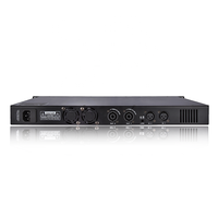 Amplificateur de puissance numérique professionnel 600W*2 RMS format 1U, classe D, 2 canaux, amplificateur de son haute performance