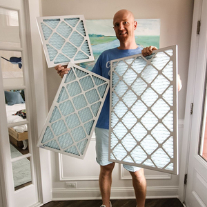 MERV 8 11 13 20x20x1 25x20x4 Filtro de aire Defensa contra el polvo Plisado <span class=keywords><strong>HVAC</strong></span> AC Horno Filtros de aire Filtro de filtro de aire de admisión de repuesto - Product Image 2