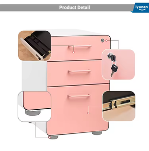 <strong>Office</strong> Storage Cabinet Mobile Pedestal <strong>Drawer</strong> Filing <strong>Unit</strong> for Workspace Organizer - Product Image 5