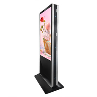 Pantalla Publicitaria Digital de Doble Cara con Android de 43, 49 y 55 Pulgadas, para Centros Comerciales, Guía de Compras, Letrero Informativo