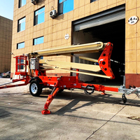 Nouvelle grue de levage aérienne autoportante à flèche télescopique avec élingue à chaîne pour le commerce de détail et l'hôtellerie