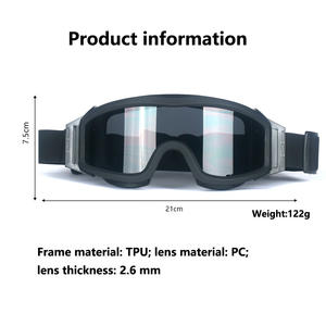 Lunettes de soleil de sport d'extérieur Majormays 2025 pour passionnés, protection UV400 anti-buée avec sangle réglable pour l'escalade, le désert et le tir - Product Image 3