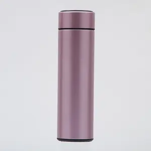 wholesale Double Digital Vacuum Insulation 500ml Tumbler Stainless Steel Smart Water Bottle with LED Temperature Display