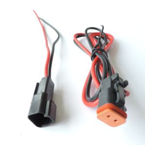 الألمانية DT04-4P DT06-4S سيارة للماء موصلات الذكور والإناث المكونات مع <span class=keywords><strong>2</strong></span> <span class=keywords><strong>3</strong></span> 4 6 8 12 دبابيس 15 سنتيمتر 22-16AWG الأسلاك تسخير - Product Image 3