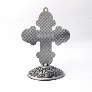 Artesanía religiosa de Metal, cristianismo católico, <span class=keywords><strong>ortodoxa</strong></span> de Jesús <span class=keywords><strong>Iglesia</strong></span>, cuatro templos, apóstoles, crucifijo, decoración del hogar STAC004 - Product Image 3