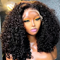 Perruques Lace Front 13x6 en Cheveux Humains, Pré-Pluckées, Pré-Coupées, Dentelle HD, Densité 210%, Sans Colle, avec Cordon de Serrage, 24 Pouces, Prêtes à Porter pour Femmes