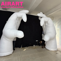 Cœur gonflable lumineux LED blanc pour la Saint-Valentin