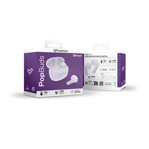 Auriculares PopBuds Bluetooth 6.0 / Controlador de 13 mm con graves profundos / Batería de 20 h / Carga rápida en 15 min / Diseño compacto con botón - Product Image 5
