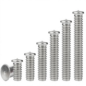 Tornillos de Soldadura por Puntos de Acero Inoxidable Galvanizado con Recubrimiento de Zinc, Fijaciones de Cabeza Plana para Uso Industrial - Product Image 3