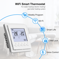 Thermostat de chauffage électrique réglable pour thermostat de chauffage électrique au sol avec bouton de contrôle Thermostat de pièce électrique