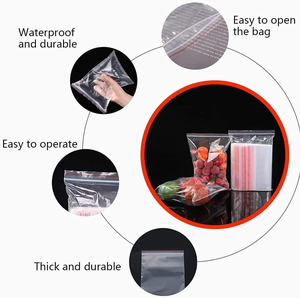 Custom Logo Self-Adhesive CPE Structure PE Zipper Bag Packaging Clothing Underwear Shoes Shipping Featuring OPP - Product Image 4