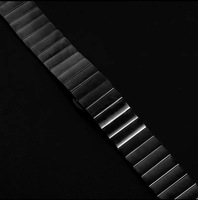 Bracelet de montre connectée en acier inoxydable avec fermoir métallique – Version officielle