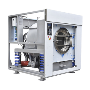 Lave-linge et sèche-linge combinés électriques en acier inoxydable 2 en 1, 25 kg 8 kg, entièrement automatiques, pour hôtel, école, buanderie - Product Image 2