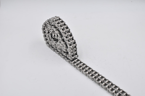 Cadena de rodillos dúplex de precisión de paso de 38,1mm de acero inoxidable serie y piñones cadenas de transmisión cortas en acero - Product Image 6