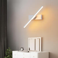 Lampe murale moderne à lumière rotative, intérieur 330 °   Éclairage mural pour couloir, chambre à coucher, salon, salle de bain