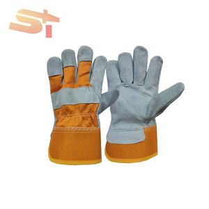 Guantes de trabajo con logotipo personalizado largo de algodón mecánico con logotipo de Holmes de protección coreana con puntos de <span class=keywords><strong>gusano</strong></span> forrado de cuero del conductor - Product Image 6