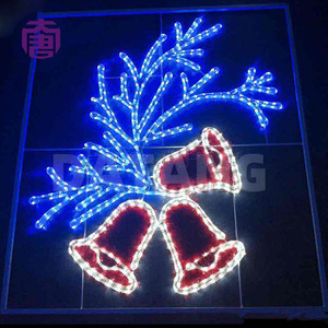 LED Christmas Bell <b>Light</b> Outdoor Holiday Decoration with Motif <b>Lights</b> - Product Image 4