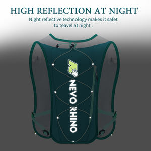 Mochila portátil <span class=keywords><strong>de</strong></span> nailon para correr, chaleco <span class=keywords><strong>de</strong></span> hidratación para ciclistas al aire libre, chaleco con bolsa <span class=keywords><strong>de</strong></span> hidratación para correr - Product Image 3