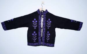Chaqueta de Punto TNT con Estampado a Mano, Ecológica, Artesanal, de Algodón, para Otoño e Invierno, con Forro de Algodón, Regalo Único para Mujer - Product Image 6