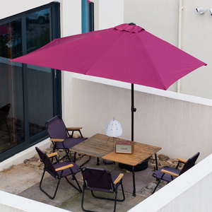 Vente en gros <span class=keywords><strong>parasol</strong></span> d'extérieur <span class=keywords><strong>demi</strong></span>-rond <span class=keywords><strong>parasol</strong></span> de jardin bistro mur <span class=keywords><strong>balcon</strong></span> <span class=keywords><strong>parasol</strong></span> - Product Image 2