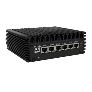 Best seller 2.5G pfSense Firewall <strong>Router</strong> <strong>CPU</strong> J4125 Quad Core 2*DDR4 6x2500M Nics OPNsense Openwrt ESXi Mini <strong>Router</strong> Fanless PC - Product Image 2