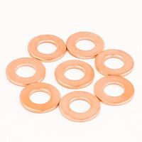 304 Stainless Steel Flat Washer M3-m10 Manufacturer 304 Stainless Steel Washer Brass M6 Industrial Copper Flat Washers