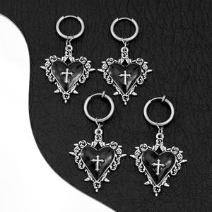 Pendientes de Espinas Estilo Vintage, Acero Inoxidable, Pequeños y Exagerados, Personalidad Femenina, Diseño Europeo Americano - Product Image 2