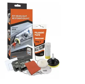 Headlight Restoration Polishing kit Headlamp Brightener