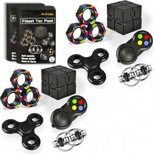 Set de Juguetes Sensoriales Metálicos Multiestilo para Aliviar el Estrés y el TDAH, Paquete a Granel, Ecológico, Antiestrés, Mantiene a los Niños Ocupados y Concentrados - Product Image 1