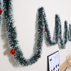 <b>Christmas</b> <b>tree</b> decorations, <b>Christmas</b> decorations, colorful stripes, dark green and white trim, with bows, hotel decorations. - Product Image 1