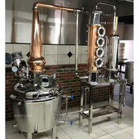 Kit de distillation d'alcool, alambic, eau, tube en cuivre, chaudière, kit de brassage à domicile, acier inoxydable