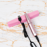 Draadloze Elektrische Manicure Machine Digitaal Display Custom Logo Oplaadbare Pen 30000Rpm Roze Geen Zilveren Efile Nagelboor