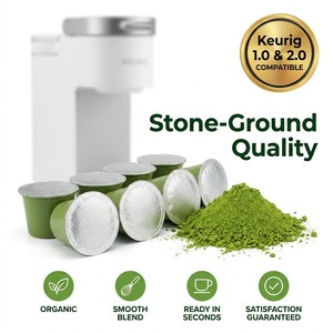 Capsules de thé vert Matcha de qualité 7A, compatibles avec plusieurs systèmes, diverses saveurs au choix, personnalisation selon les exigences, OEM - Product Image 3
