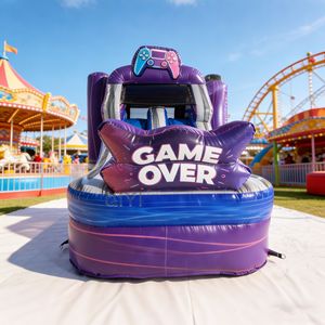 Vente en gros de châteaux gonflables en PVC personnalisés pour l'extérieur, châteaux gonflables commerciaux pour enfants en plein air - Product Image 1