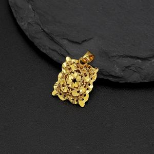 Jxx Joyería Más Vendida para Mujeres y Niños, Colgante de Latón Chapado en Oro de 24k con Circonita Cuadrada - Product Image 2