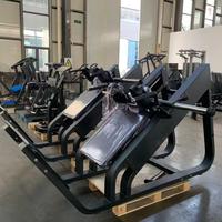 Machine de squat inclinable réglable pour haltères, équipement de gym professionnel commercial, entraînement complet du corps en acier