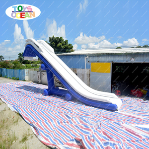 공장 맞춤형 야외 물 슬라이드 풍선 수영장 워터 슬라이드 요트 슬라이드 - Product Image 4