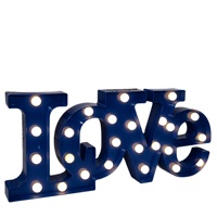 Lettres lumineuses de marquise à haut lumen, résistantes à la rouille, alphabet personnalisé, ampoule LED, enseigne de marquise pour la réception d'hôtel, ornement d'événement