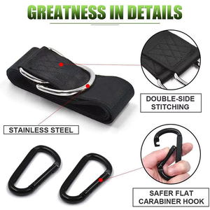 Cambodge fait balançoire réglable sangle de suspension forte Polyester arbre balançoire sangles hamac sangles de suspension cordes avec crochets - Product Image 4