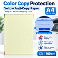 Papier Fonctionnel Anti-Copie Format A4 Compatible avec l'Impression Couleur et Noir-Blanc Caractéristiques Technologiques Double Face Sécurité