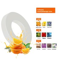 Diffuseur d'air portable de luxe à énergie solaire en alliage d'aluminium pour tableau de bord, évaporation naturelle, parfum d'orange, aromathérapie automobile solide