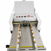 Plieuse automatique de papier 380 mm, 7 modes de pliage, perforatrice pour impression de dépliants, menus et coupons