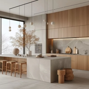 Set di Mobili da <span class=keywords><strong>Cucina</strong></span> in Legno Massello CBMmart con Disegni 3D Gratuiti per la Progettazione della <span class=keywords><strong>Cucina</strong></span> - Product Image 4