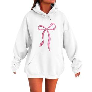 Vestes décontractées 2025 Sweatshirts en molleton Mode féminine Pull léger à manches longues avec poches Sweat à capuche graphique Preppy - Product Image 2