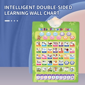 Alphabet éducatif interactif intelligent Double face pour enfants anglais français jouet d'apprentissage bilatéral affiches de conversation tableau mural Audio - Product Image 2
