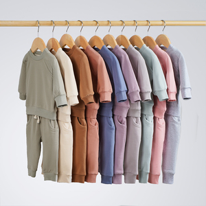 Manufacturer Unisex Soft 0m-4t Solid Infant Knitted Baby Organic Cotton Kids Clothes Baby Clothing Set - Product Image 2