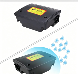 Estación de Cebo para Roedores Medianos, Caja para Ratones de Plástico Resistente, Caja de Control de Plagas Segura y Resistente a Manipulaciones para Uso en Exteriores - Product Image 2
