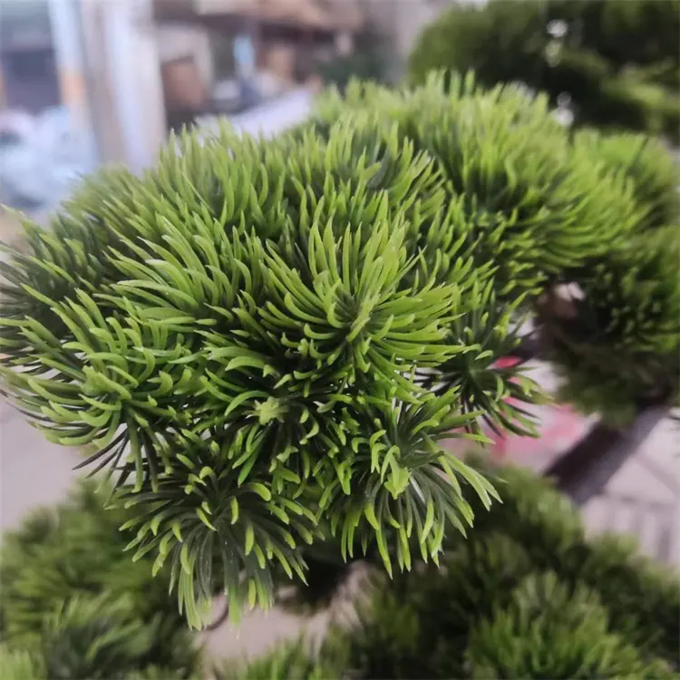 Pohon Pinus Buatan Besar untuk Dekorasi Taman Luar Ruangan Proyek Tanaman Imitasi Luar Ruangan