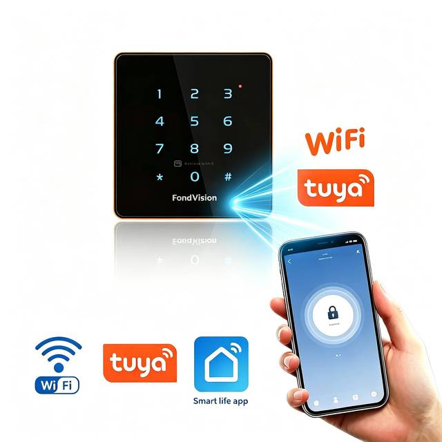 Embedded Tuya Access Control Smart Card IP65 Waterproof RFID Door Access Control Keypad System